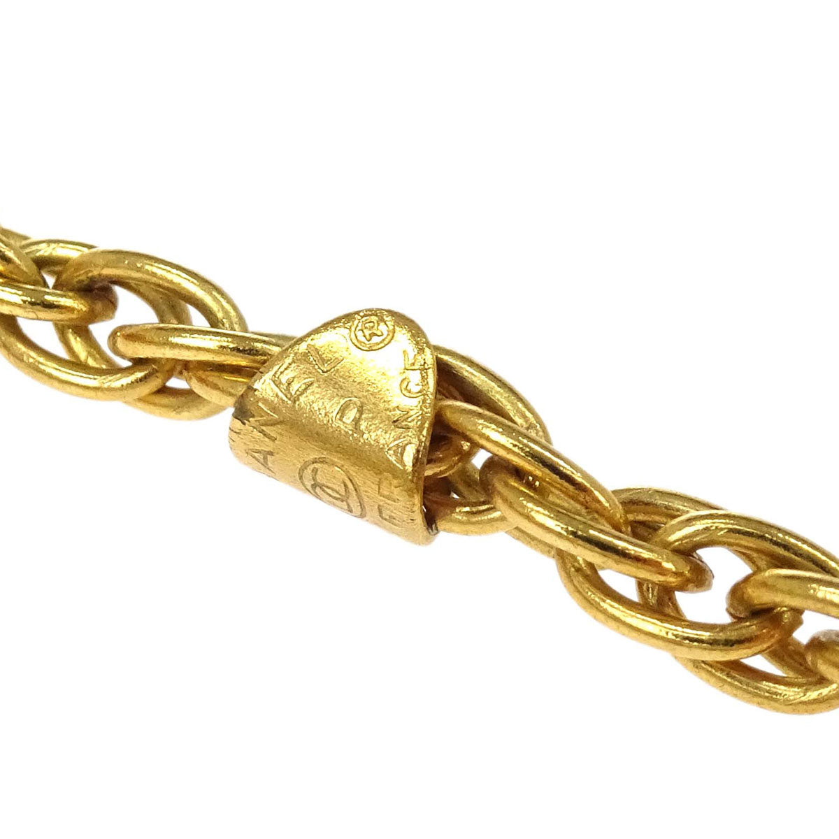 Chanel Gold CC Pendant Necklace 93P
