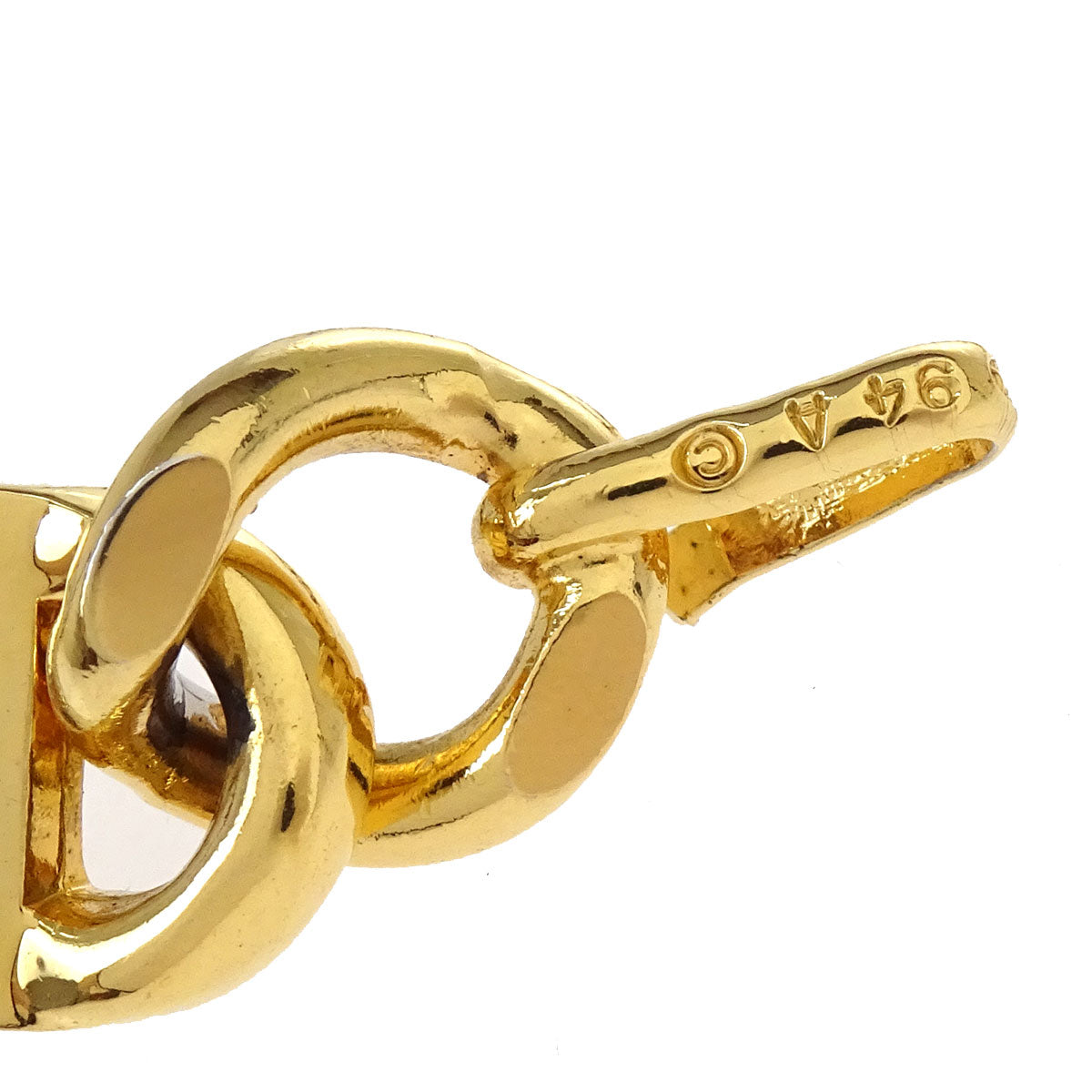 Chanel Chain Belt Medallion Gold Black 94A Small Good