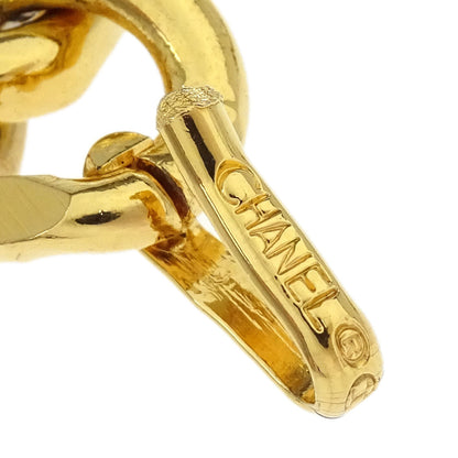 Chanel Chain Belt Medallion Gold Black 94A Small Good