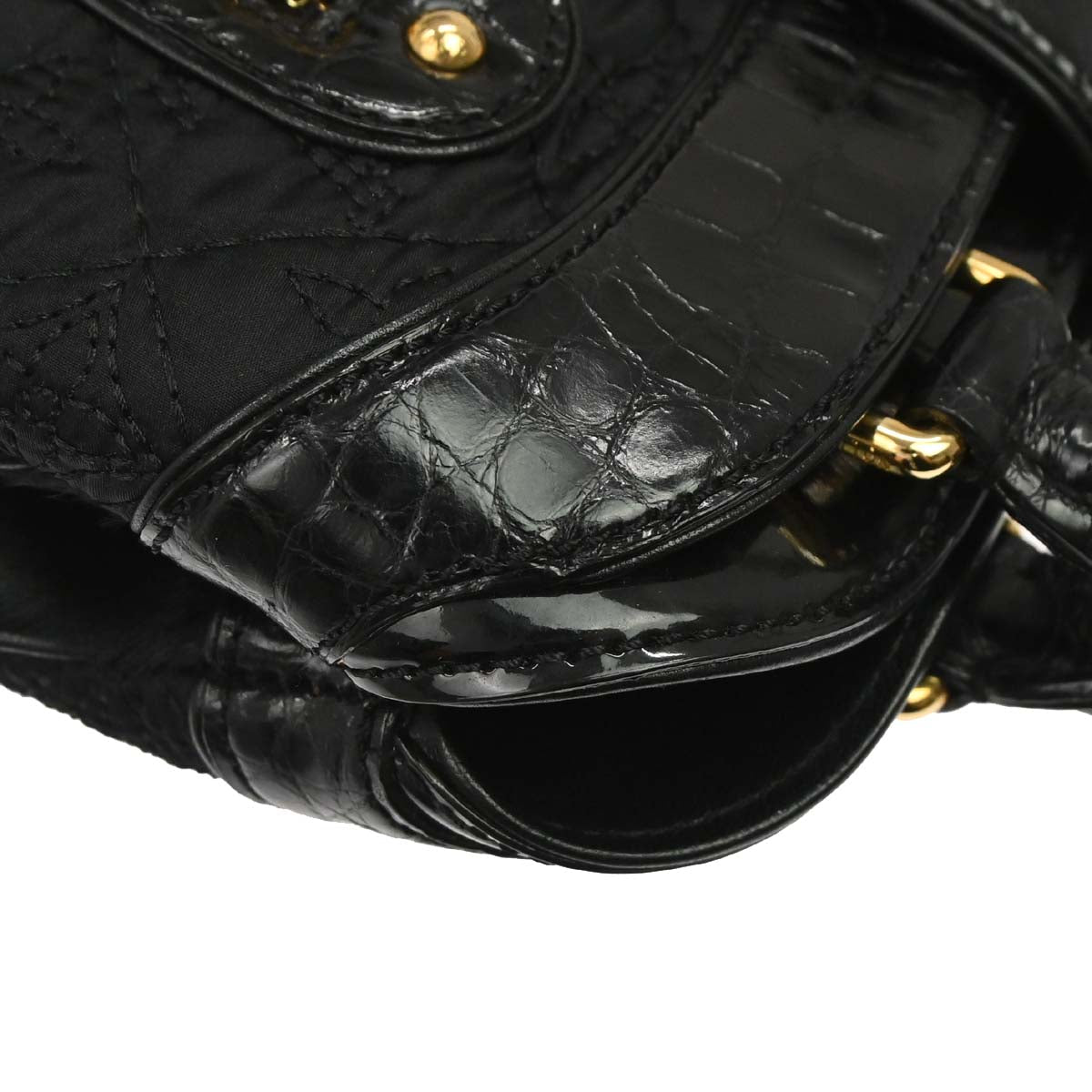Louis Vuitton * 2006 Black Alligator Linda Limited Handbag