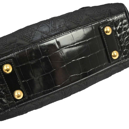 Louis Vuitton * 2006 Black Alligator Linda Limited Handbag