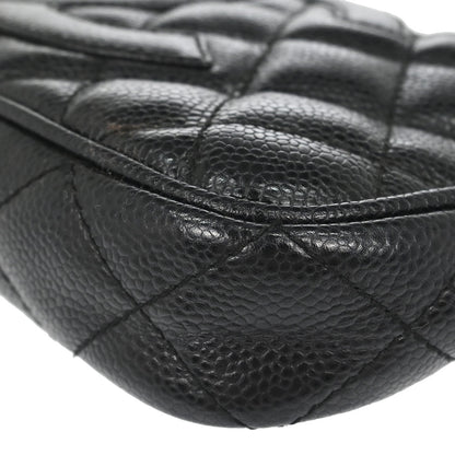 Chanel 2002-2003 Black Caviar Skin Handbag