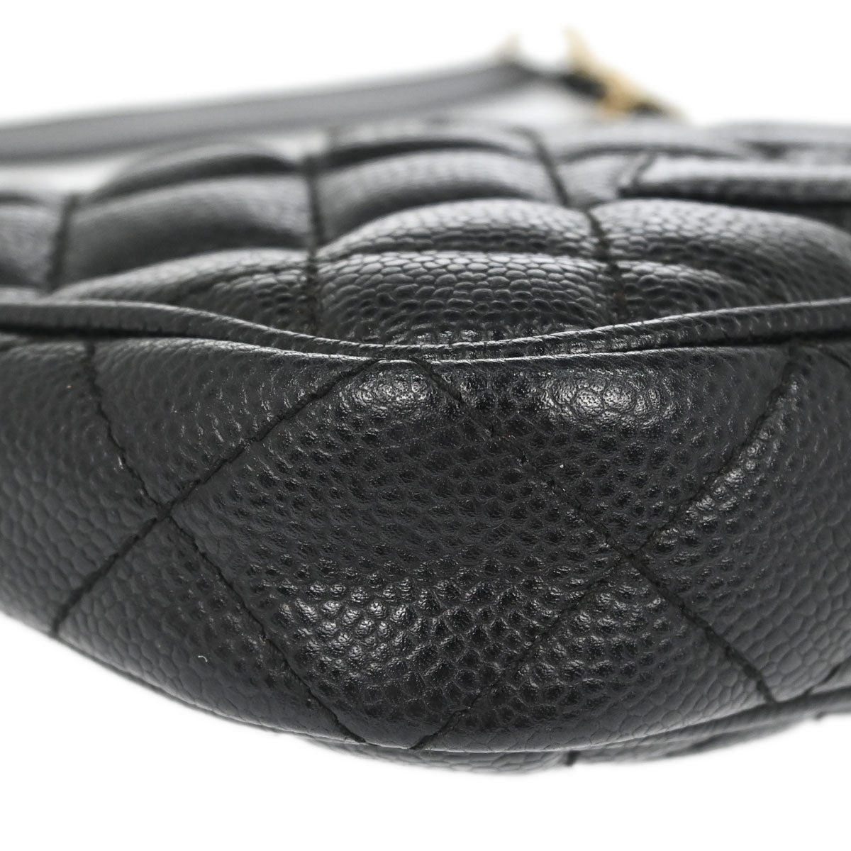 Chanel 2002-2003 Black Caviar Skin Handbag