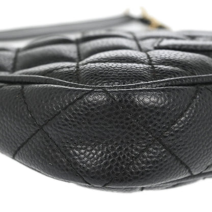 Chanel 2002-2003 Black Caviar Skin Handbag