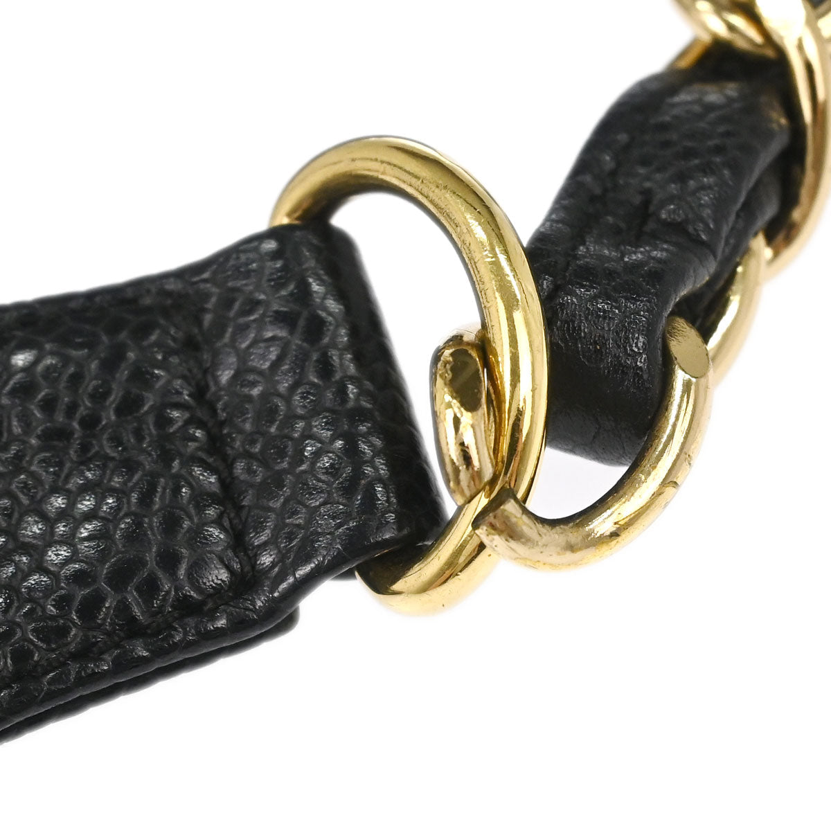 Chanel 2002-2003 Black Caviar Skin Handbag