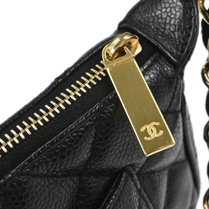 Chanel 2002-2003 Black Caviar Skin Handbag