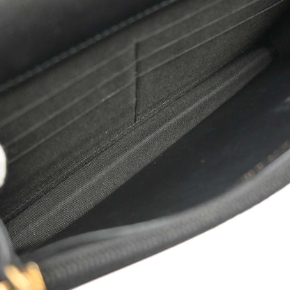 Chanel 2018-2019 Navy Calfskin Velvet Paris-Hamburg Iridescent WOC Shoulder Bag