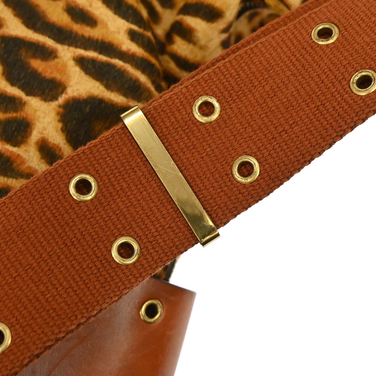 Christian Dior Pony Hair Street Chic Leopard Shoulder Bag