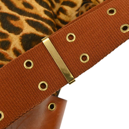 Christian Dior Pony Hair Street Chic Leopard Shoulder Bag