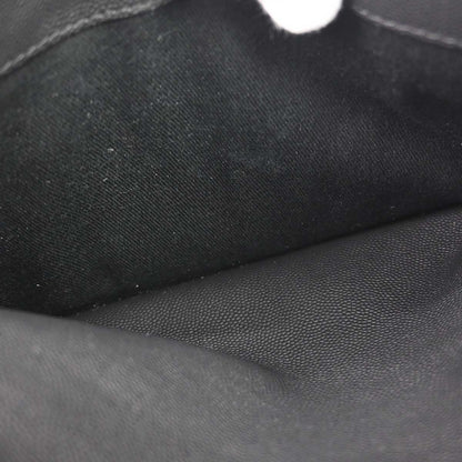 Chanel 2019 Black Caviar Skin Coco Eyelets Large Shopping Tote 2way Shoulder Chain Handbag