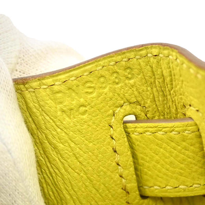 Hermes 2019 Jaune de Naples Epsom Kelly 28 Sellier 2way Shoulder Handbag