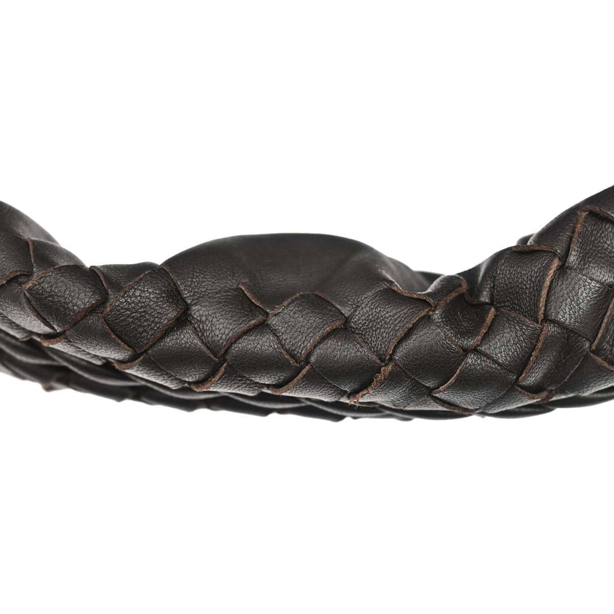 Bottega Veneta Brown Lambskin Intrecciato Hobo Handbag
