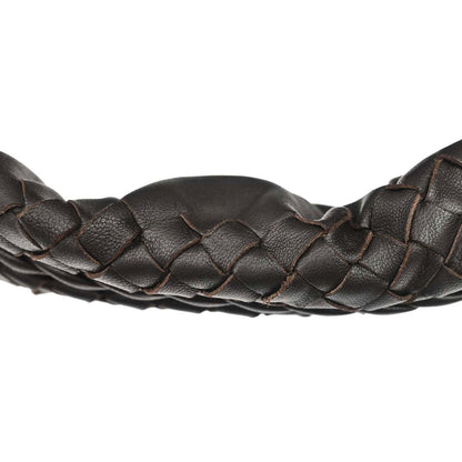 Bottega Veneta Brown Lambskin Intrecciato Hobo Handbag