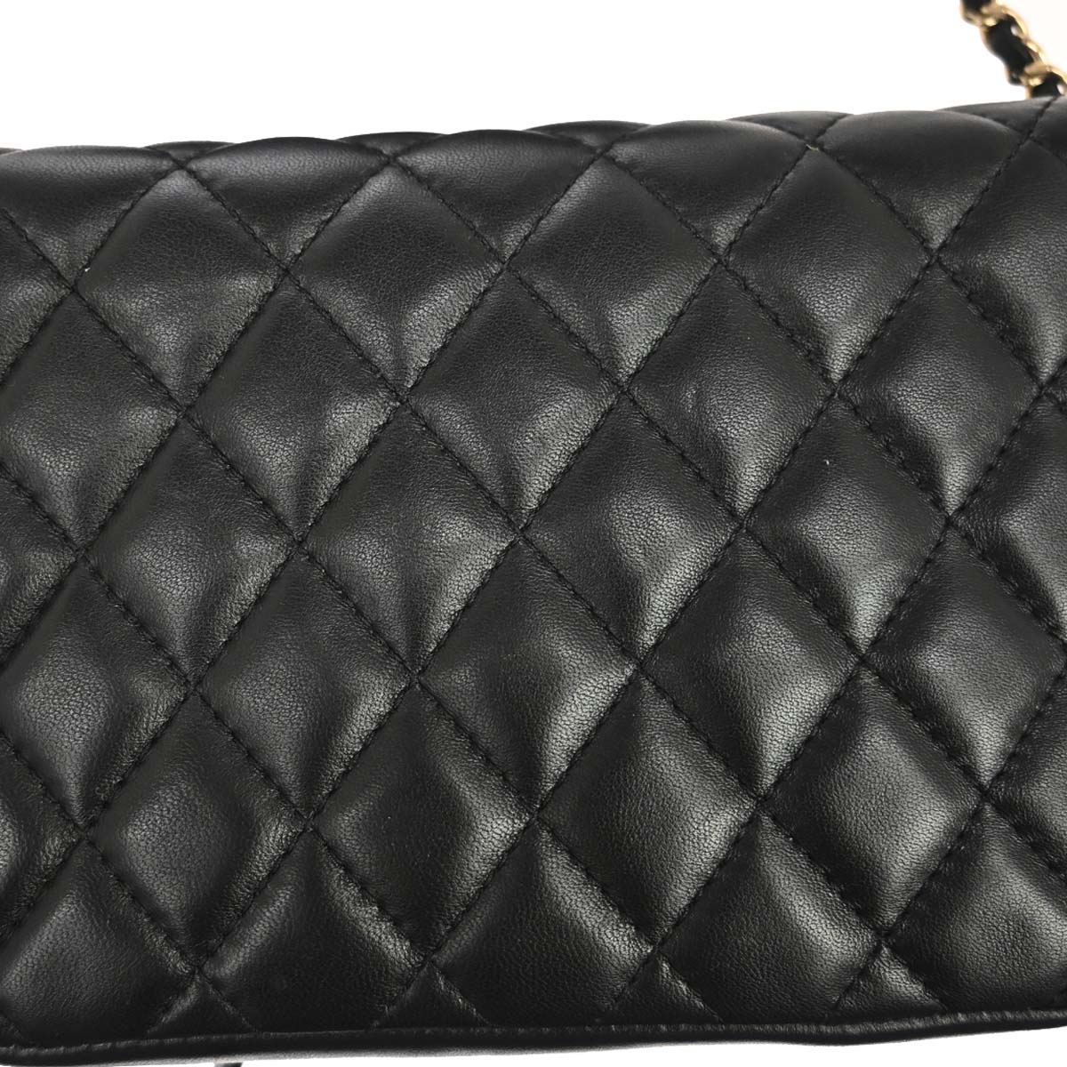 Chanel 2019 Black Lambskin Side Packs Shoulder Bag