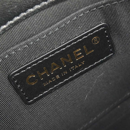 Chanel 2019 Black Lambskin Side Packs Shoulder Bag