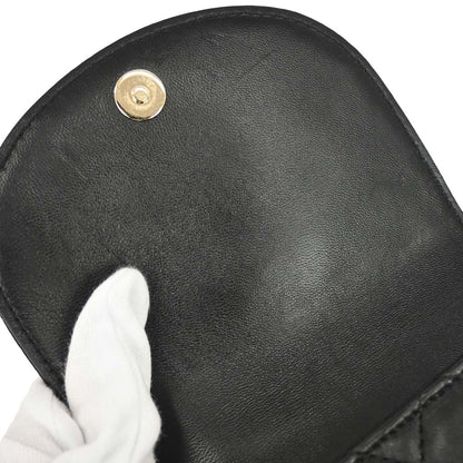 Chanel 2019 Black Lambskin Side Packs Shoulder Bag