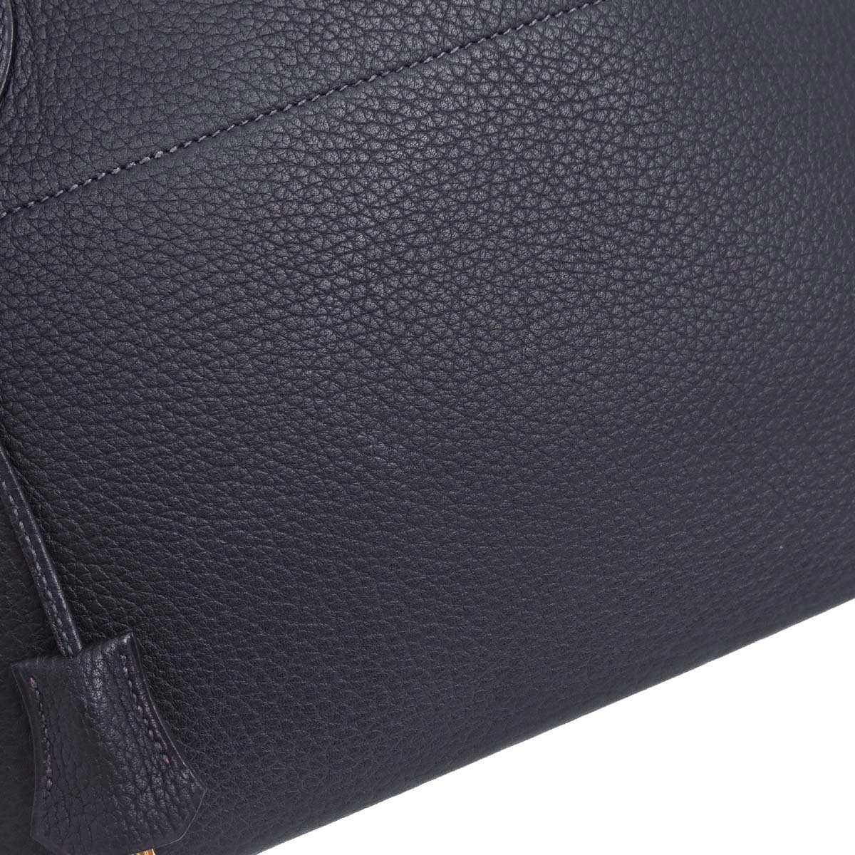 Hermes Blue Indigo Fjord Bolide 31 2way Shoulder Handbag