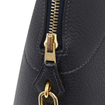 Hermes Blue Indigo Fjord Bolide 31 2way Shoulder Handbag