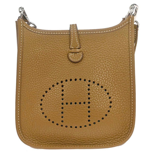 Hermes Kraft Taurillon Clemence Evelyne TPM Shoulder Bag