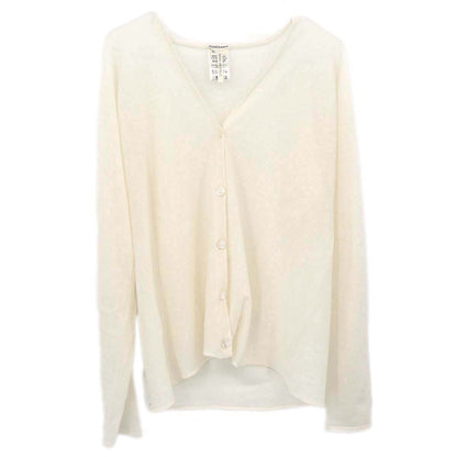 Hermes Long Sleeve Sheer Cardigan Ivory #XL