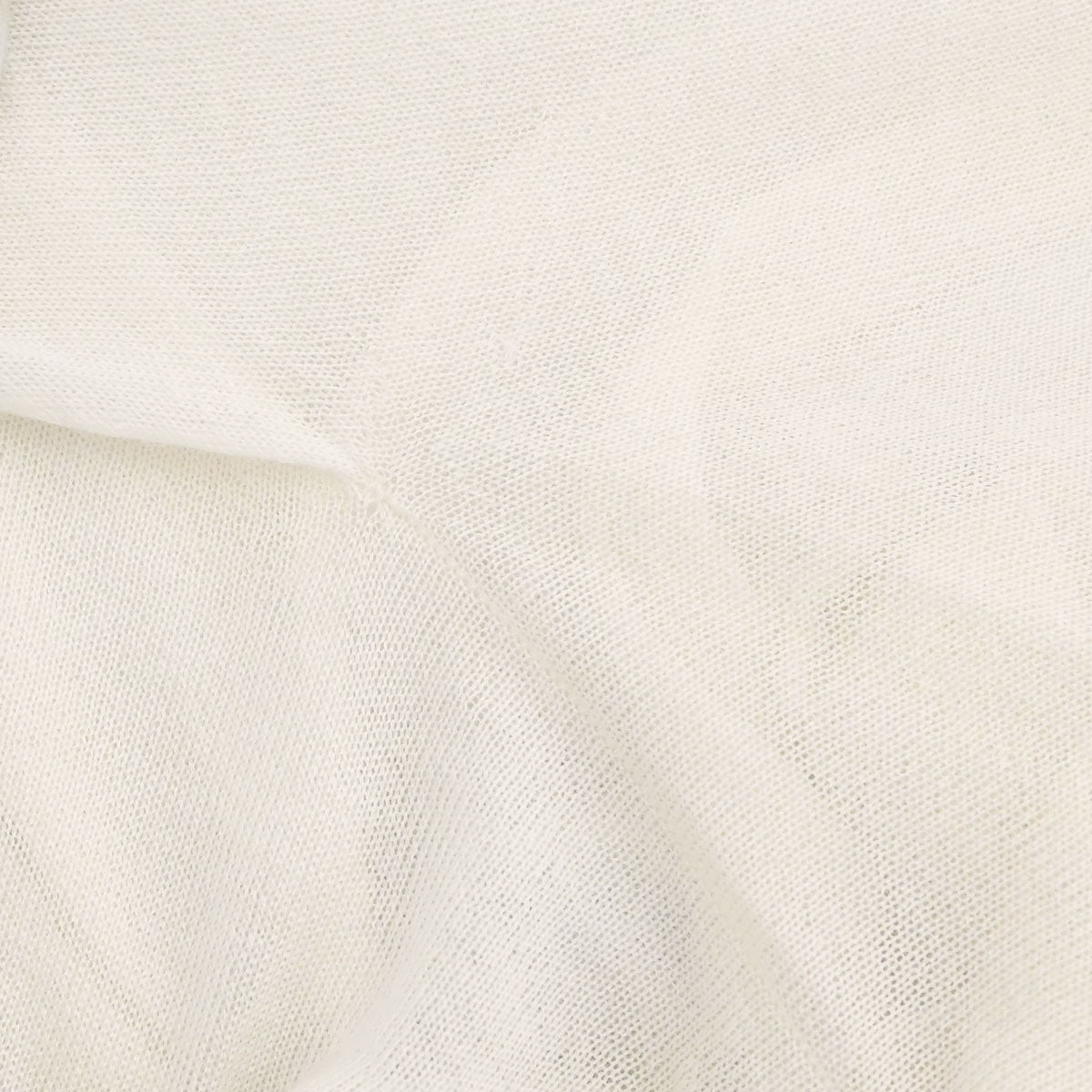 Hermes Long Sleeve Sheer Cardigan Ivory #XL
