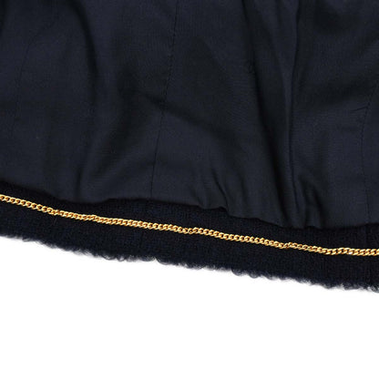 Chanel 1995 Tweed Jacket Navy #40