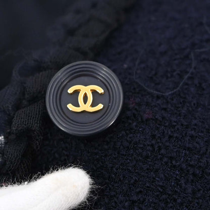 Chanel 1995 Tweed Jacket Navy #40