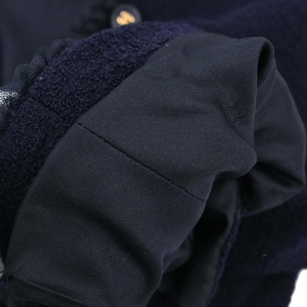 Chanel 1995 Tweed Jacket Navy #40