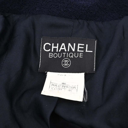 Chanel 1995 Tweed Jacket Navy #40