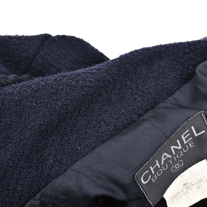 Chanel 1995 Tweed Jacket Navy #40