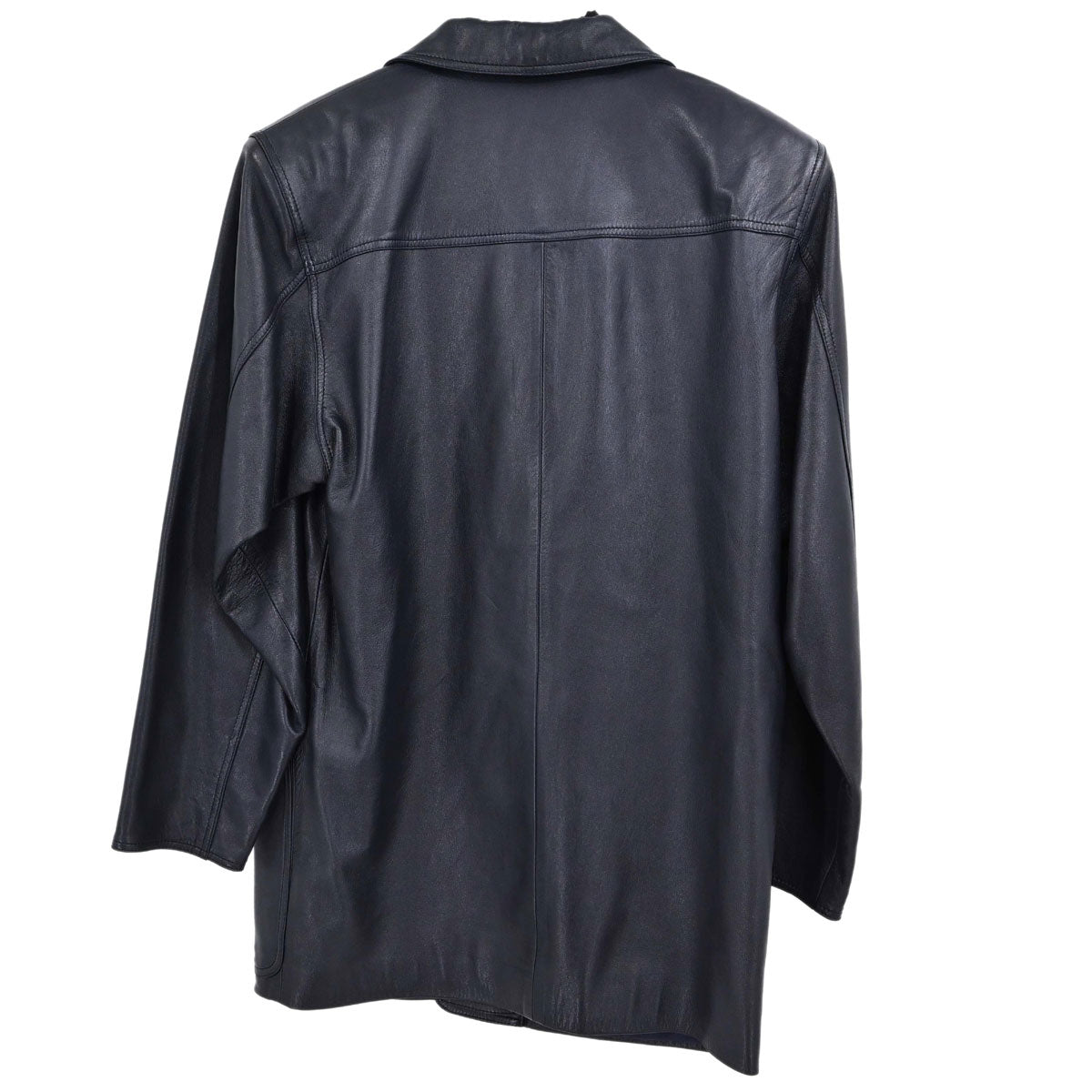 Loewe Leather Jacket Navy #36