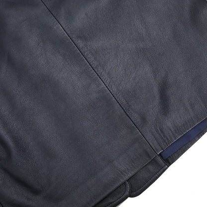 Loewe Leather Jacket Navy #36