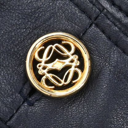 Loewe Leather Jacket Navy #36