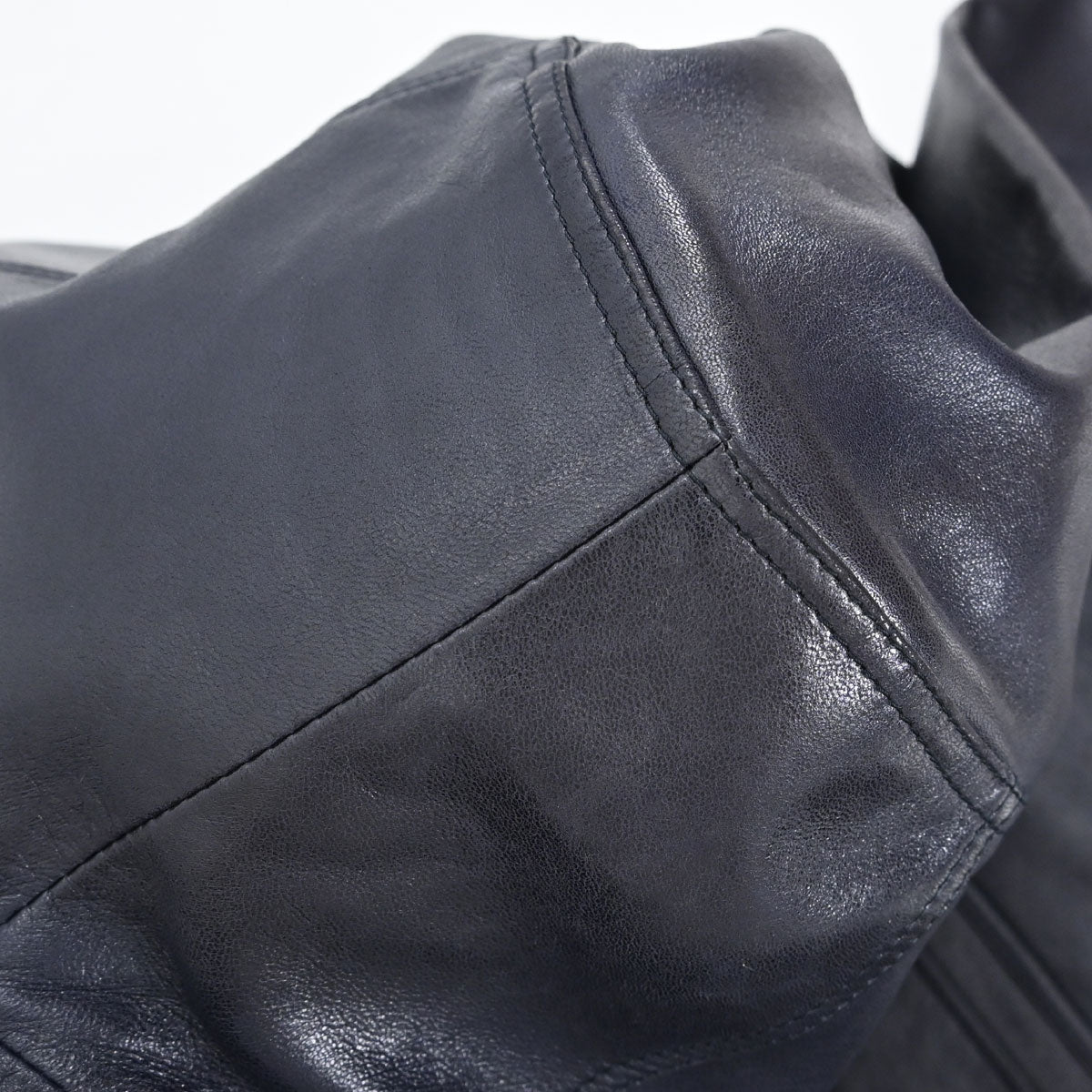 Loewe Leather Jacket Navy #36