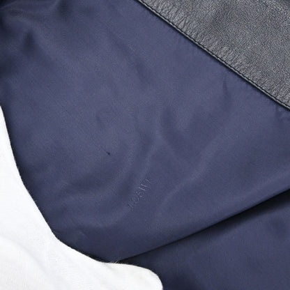 Loewe Leather Jacket Navy #36