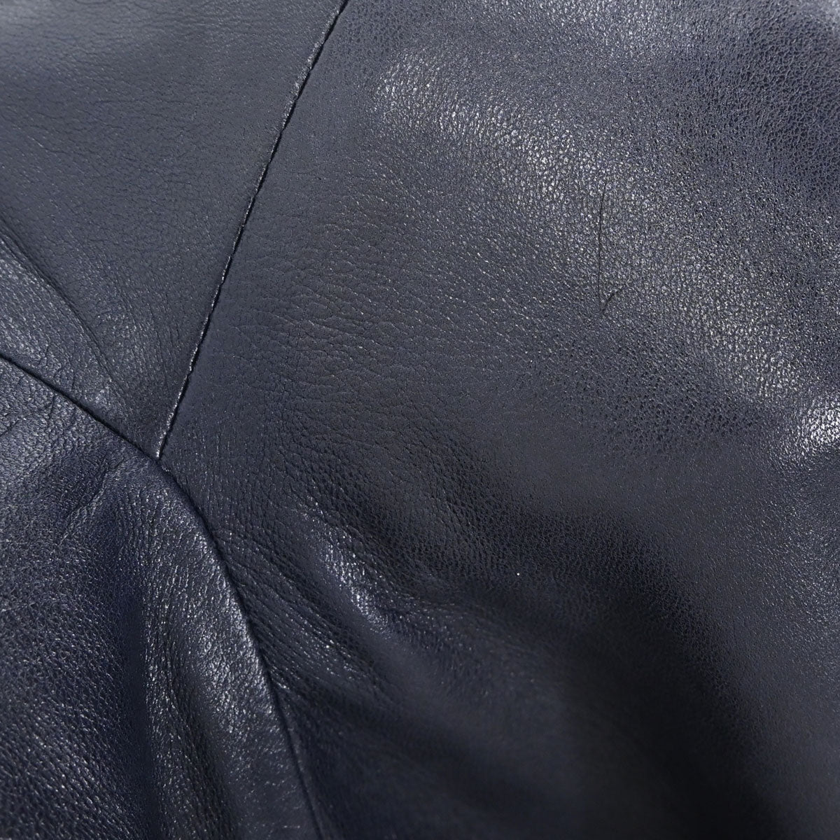 Loewe Leather Jacket Navy #36