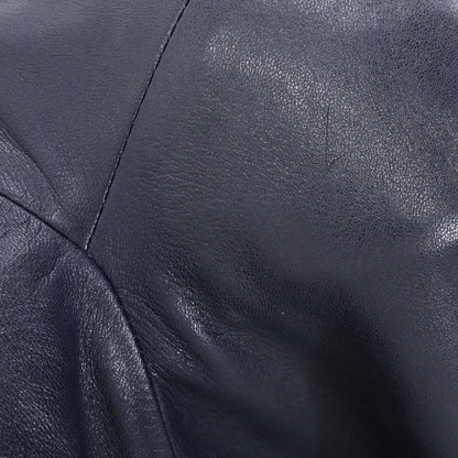 Loewe Leather Jacket Navy #36