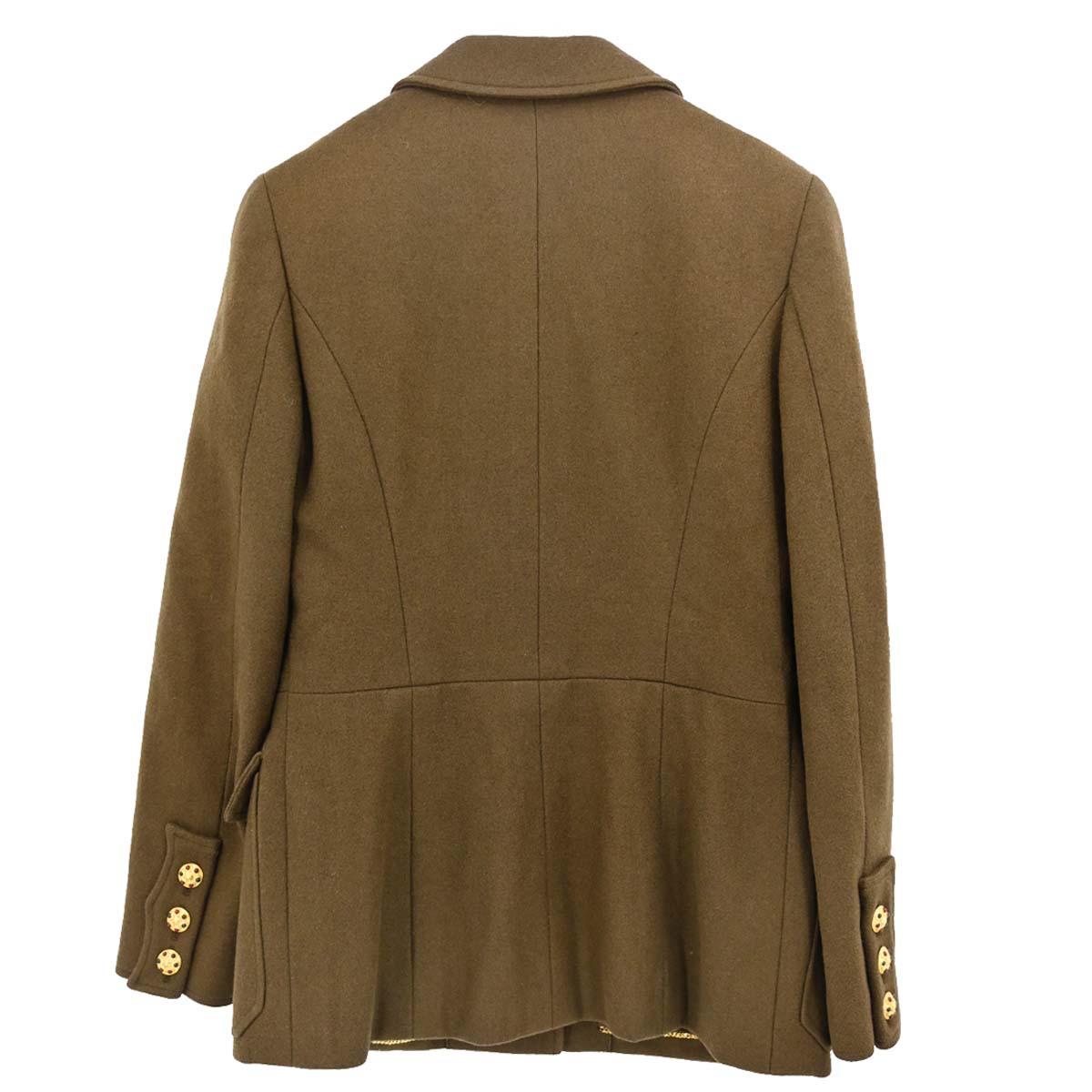 Chanel 1996 Single Breasted Jacket Brown #40
