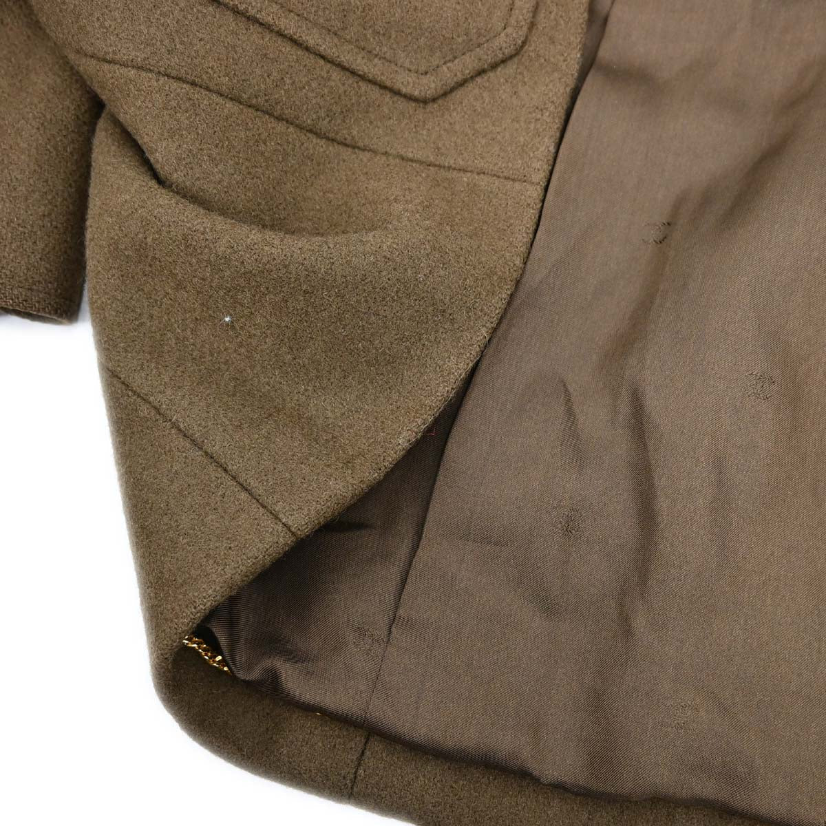 Chanel 1996 Single Breasted Jacket Brown #40
