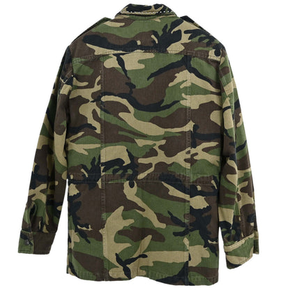 Saint Laurent 2019 Camouflage Jacket Khaki #F34