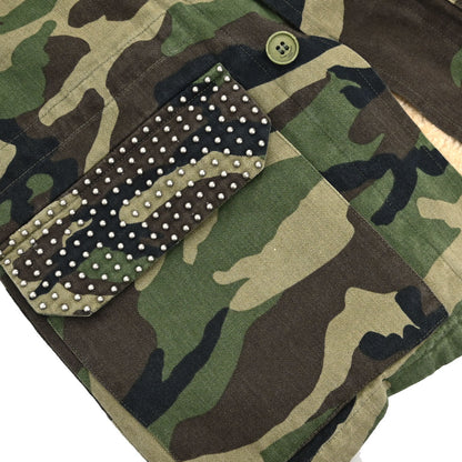 Saint Laurent 2019 Camouflage Jacket Khaki #F34