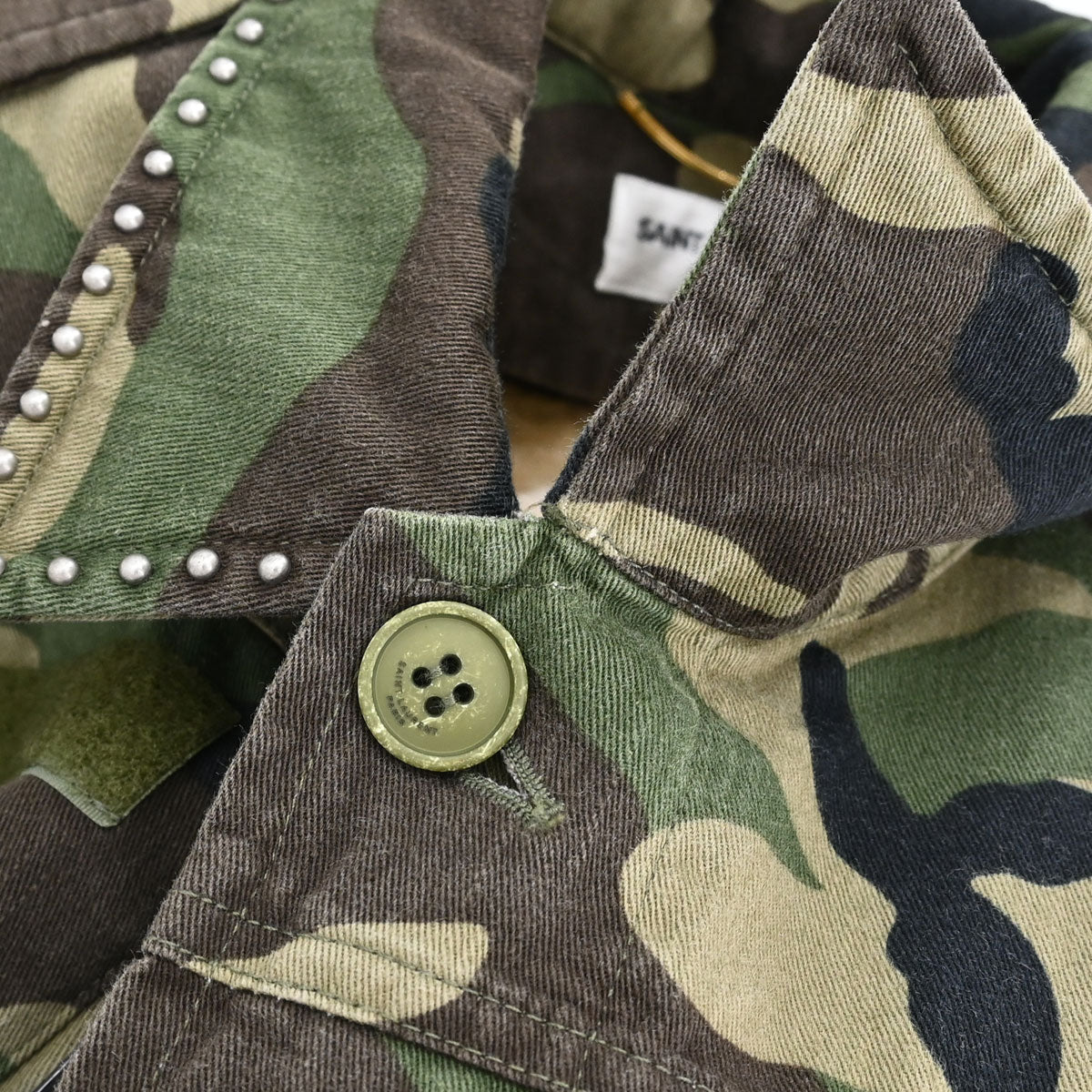 Saint Laurent 2019 Camouflage Jacket Khaki #F34