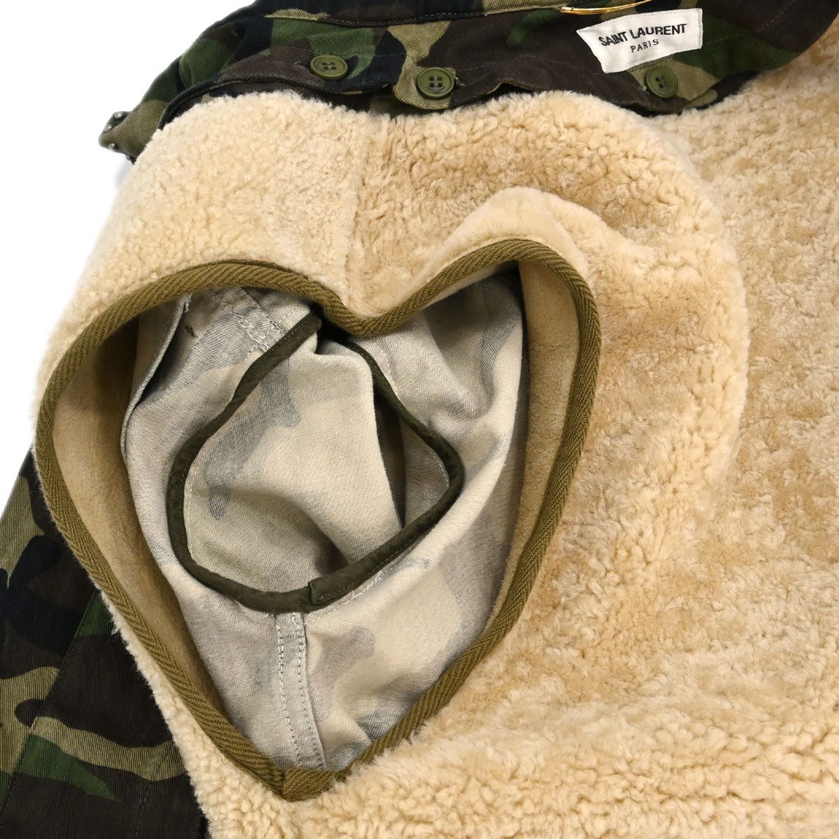 Saint Laurent 2019 Camouflage Jacket Khaki #F34