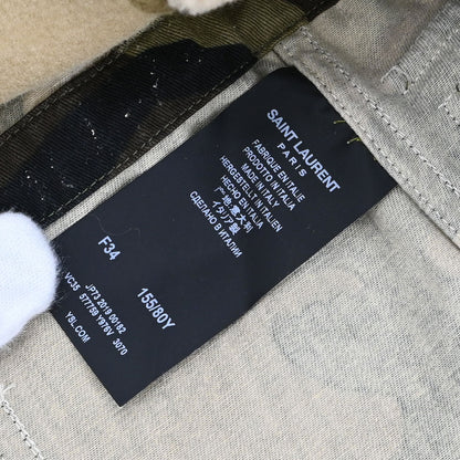 Saint Laurent 2019 Camouflage Jacket Khaki #F34
