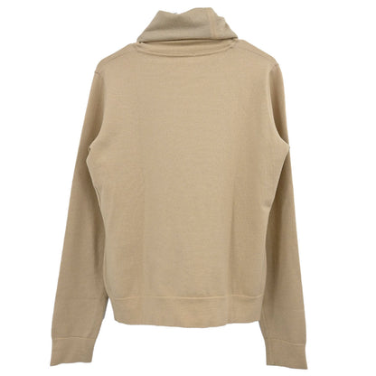 Chanel 2004 Turtleneck Sweater Knit Top Beige #42