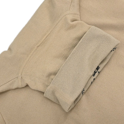Chanel 2004 Turtleneck Sweater Knit Top Beige #42