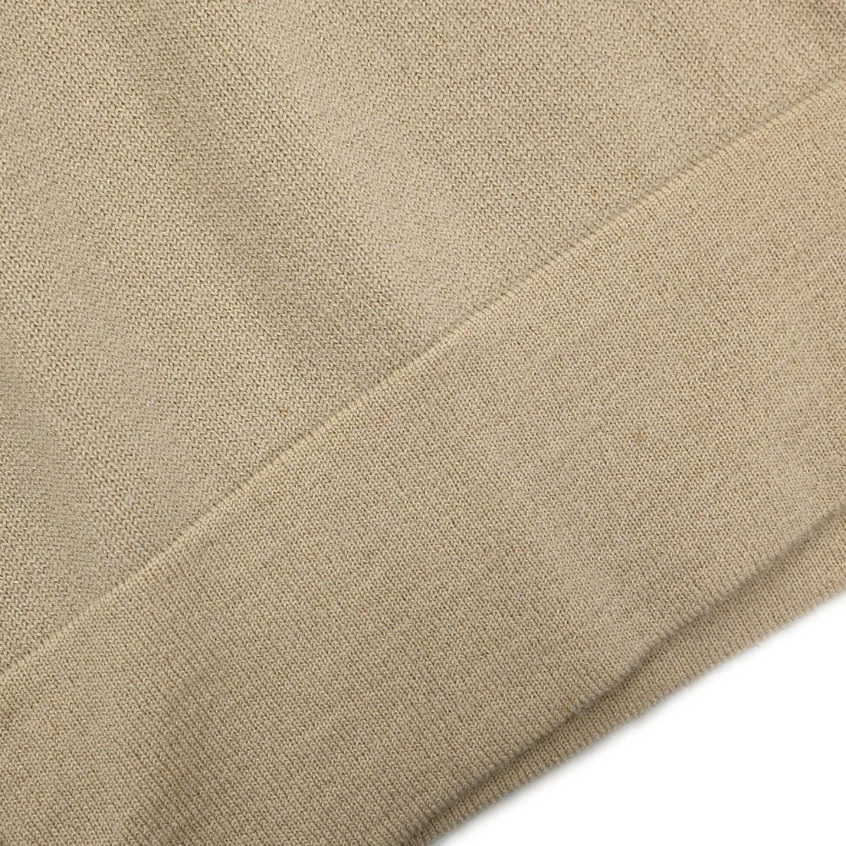Chanel 2004 Turtleneck Sweater Knit Top Beige #42