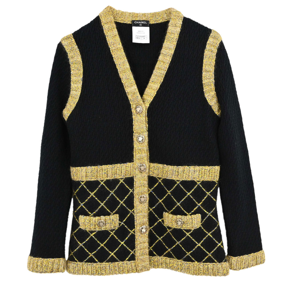 Chanel 2015 Cardigan Black #34