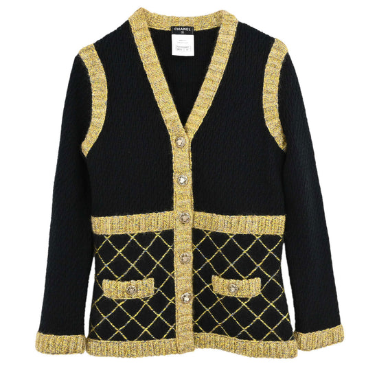 Chanel 2015 Cardigan Black #34