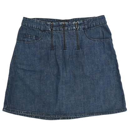 Chanel 2000 Denim Skirt Indigo #40
